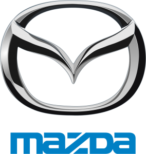 Mazda logo with emblem