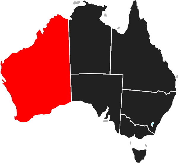 Western Australia (map)